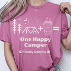 One Happy Camper - (Officially Denying It) - Gildan Tee - Deadpan Outdoors Co.