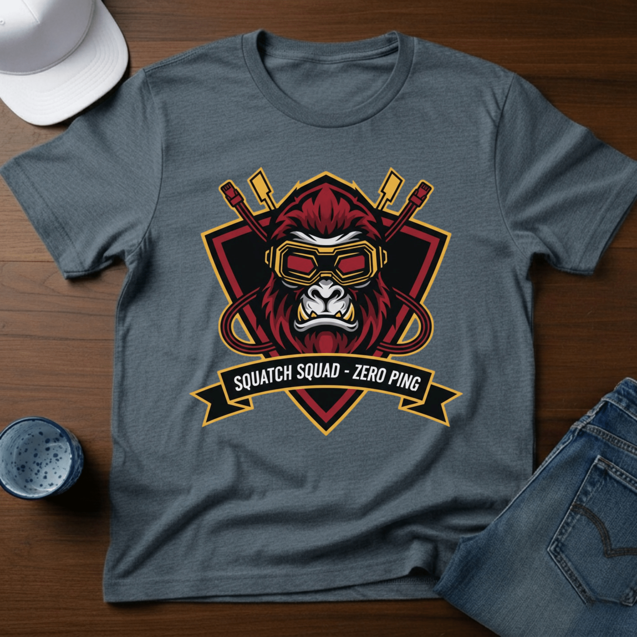 Squatch Squad Zero Ping T-Shirt - Deadpan Outdoors Co.