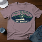 Wild By Choice - Free By Nature T-Shirt - Deadpan Outdoors Co.