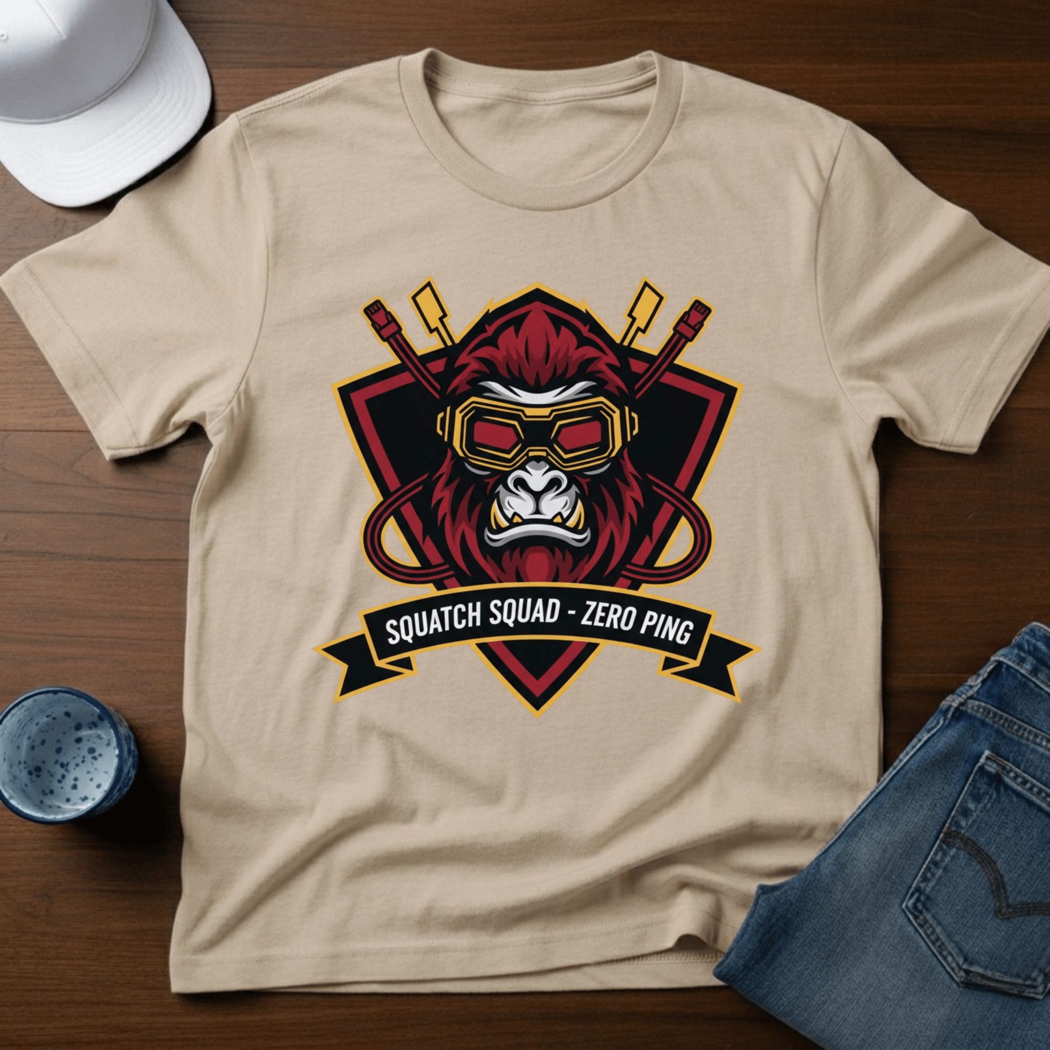 Squatch Squad Zero Ping T-Shirt - Deadpan Outdoors Co.