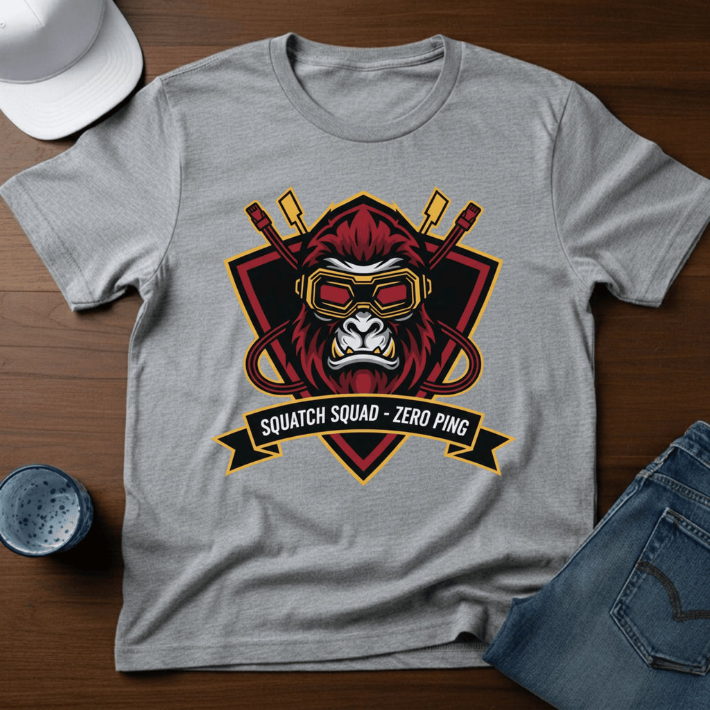 Squatch Squad Zero Ping T-Shirt - Deadpan Outdoors Co.