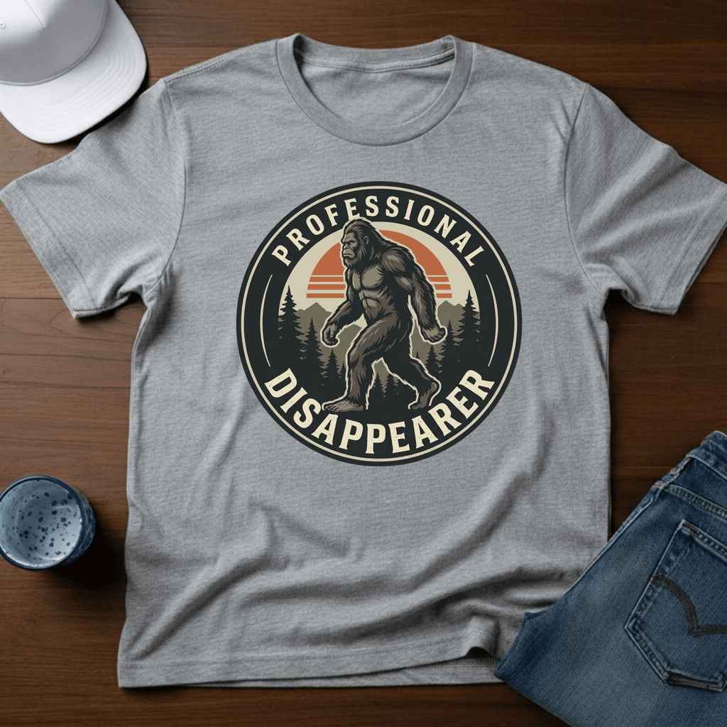 Professional Disappearer T-Shirt - Deadpan Outdoors Co.