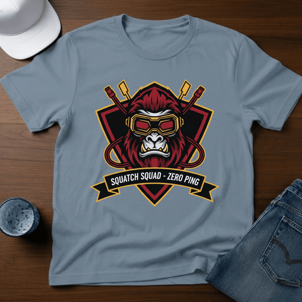 Squatch Squad Zero Ping T-Shirt - Deadpan Outdoors Co.