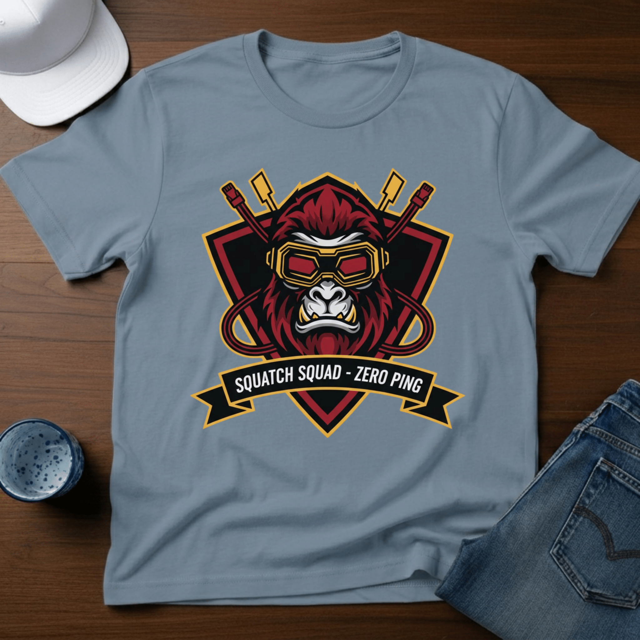 Squatch Squad Zero Ping T-Shirt - Deadpan Outdoors Co.