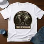 Powered By Coffee Fueled By Avoidance T-Shirt - Deadpan Outdoors Co.