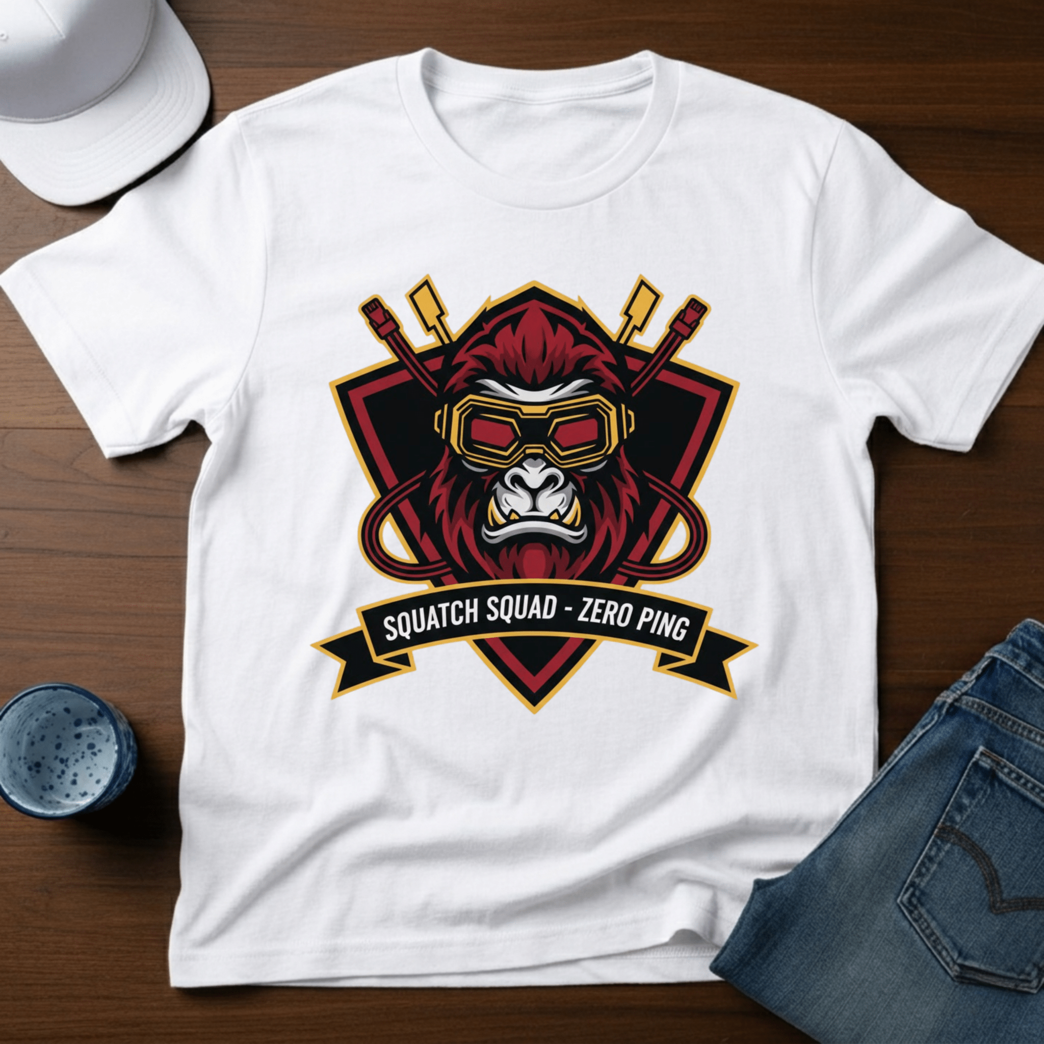 Squatch Squad Zero Ping T-Shirt - Deadpan Outdoors Co.