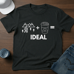 Hiking + Coffee = Ideal T-Shirt - Deadpan Outdoors Co.