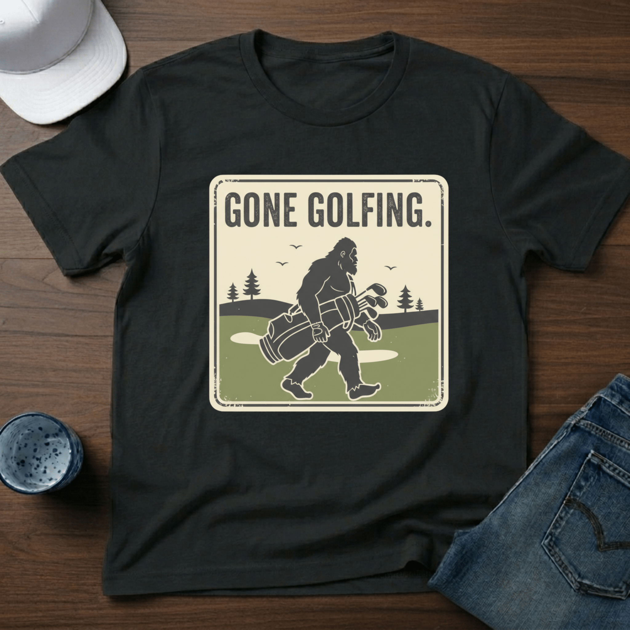 Gone Golfing T-Shirt - Deadpan Outdoors Co.