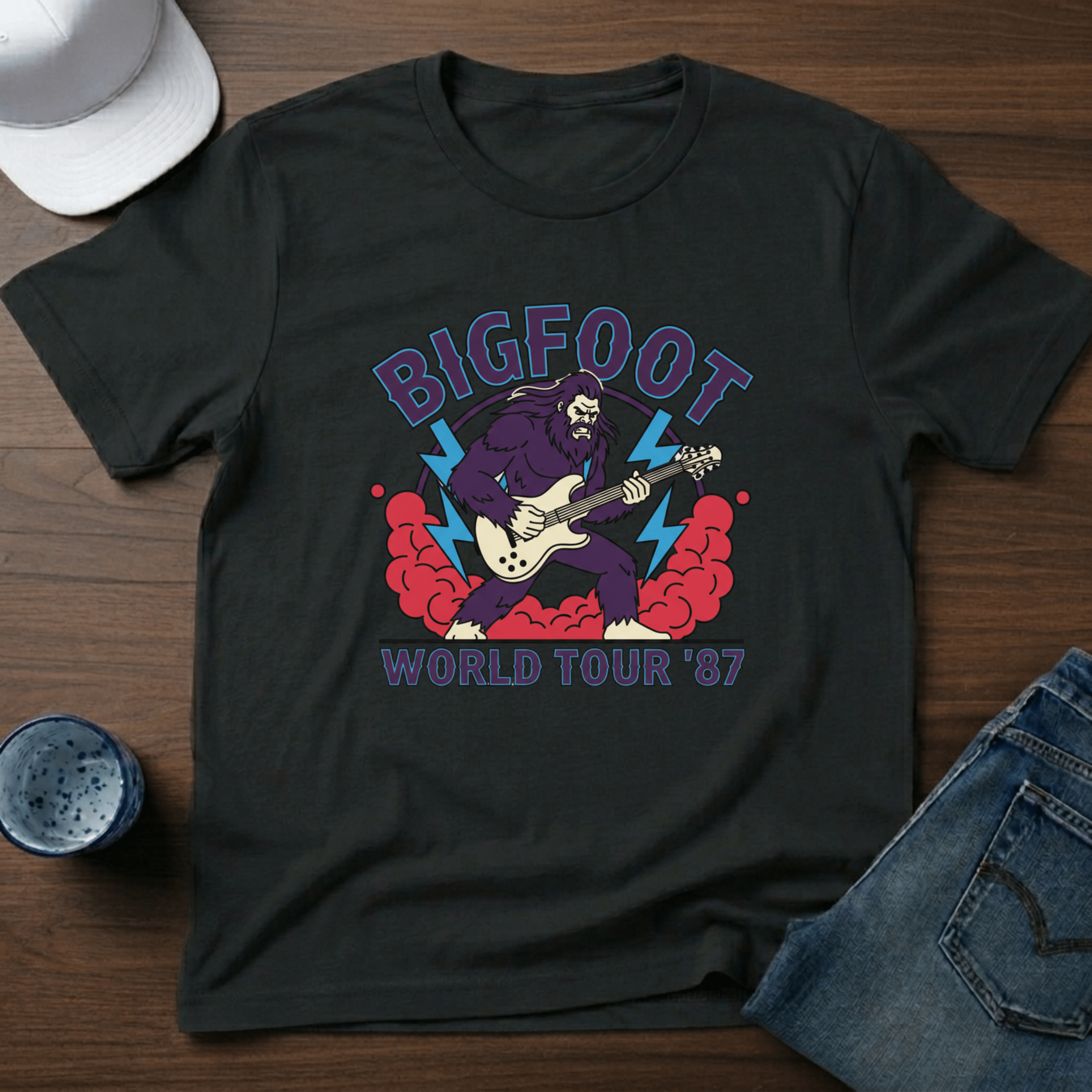 Bigfoot World Tour T-Shirt - Deadpan Outdoors Co.