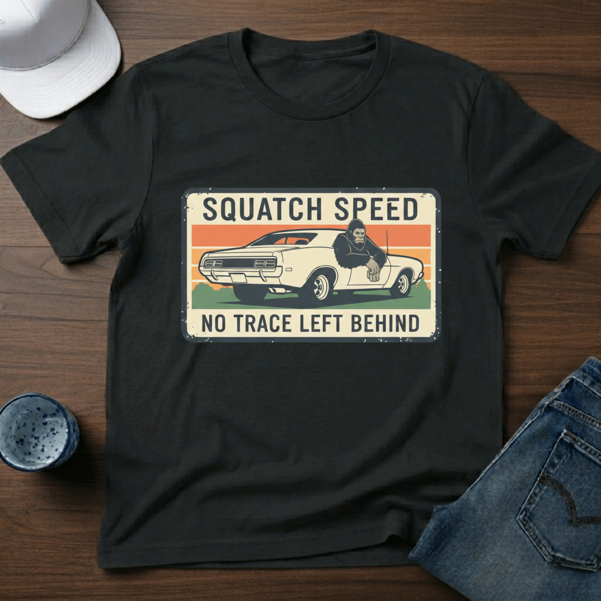 Squatch Speed T-Shirt - Deadpan Outdoors Co.