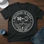 Believed To Exist - SQUATCH - Since 1967 - Squatch Rebus Puzzle T-Shirt - Deadpan Outdoors Co.