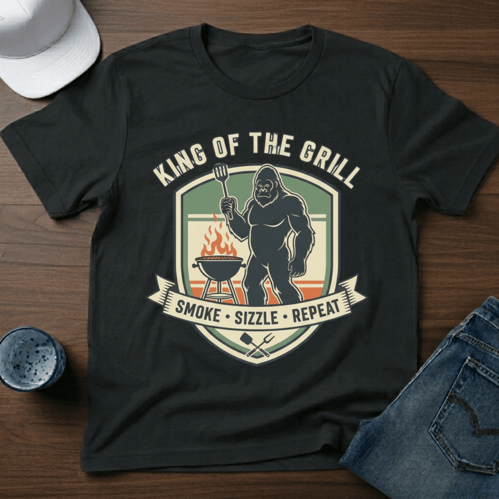 King Of the Grill T-Shirt - Deadpan Outdoors Co.