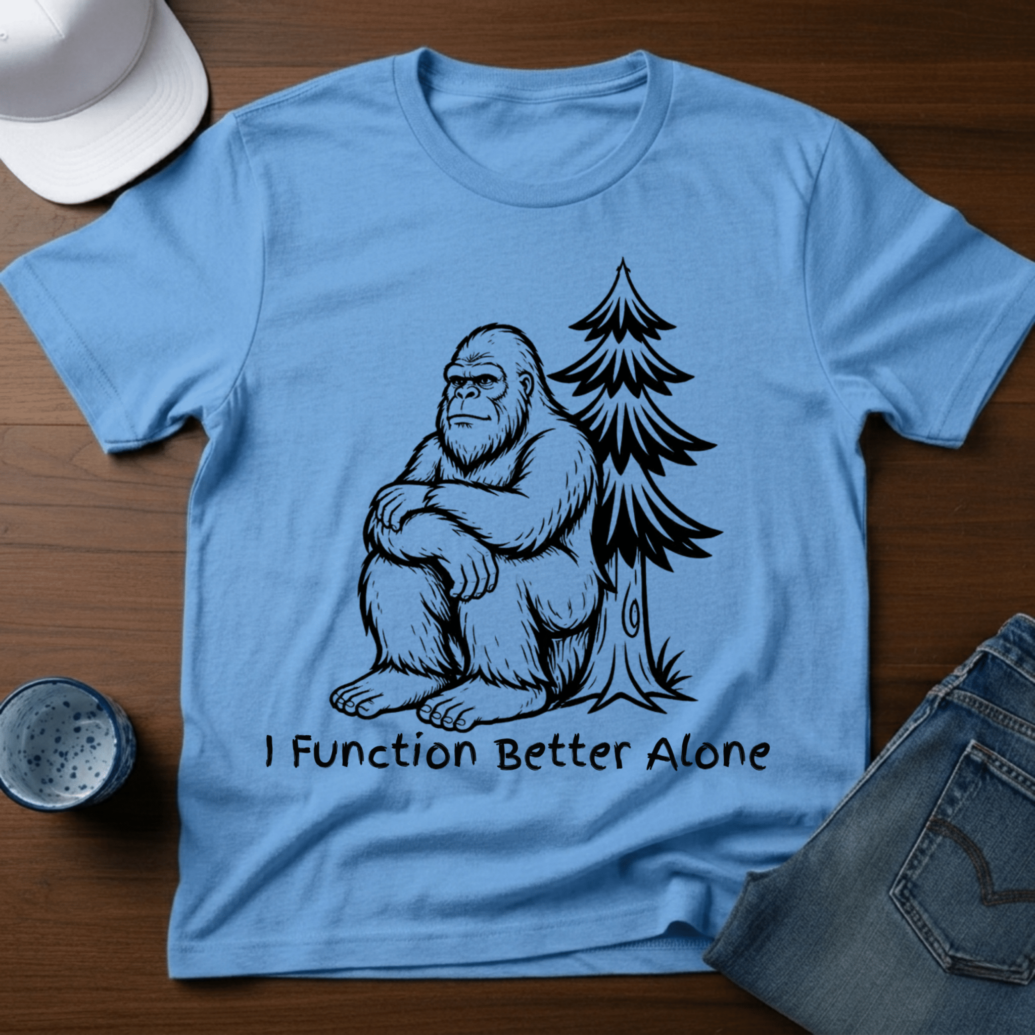 I Function Better Alone T-Shirt - Deadpan Outdoors Co.
