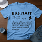 Bigfoot - Dictionary Definition T-Shirt - Deadpan Outdoors Co.