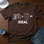 Hiking + Coffee = Ideal T-Shirt - Deadpan Outdoors Co.