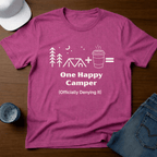 One Happy Camper - (Officially Denying It) T-Shirt - Deadpan Outdoors Co.
