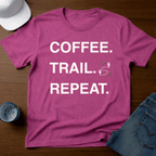Coffee. Trail. Repeat. T-Shirt - Deadpan Outdoors Co.