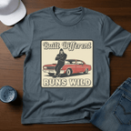 Built Different Runs Wild T-Shirt - Deadpan Outdoors Co.