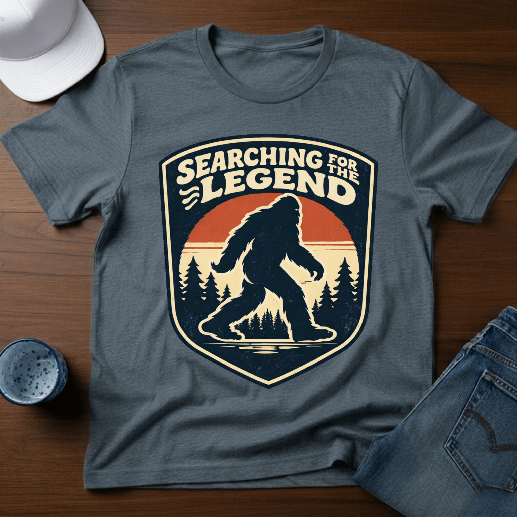 Searching For The Legend T-Shirt - Deadpan Outdoors Co.