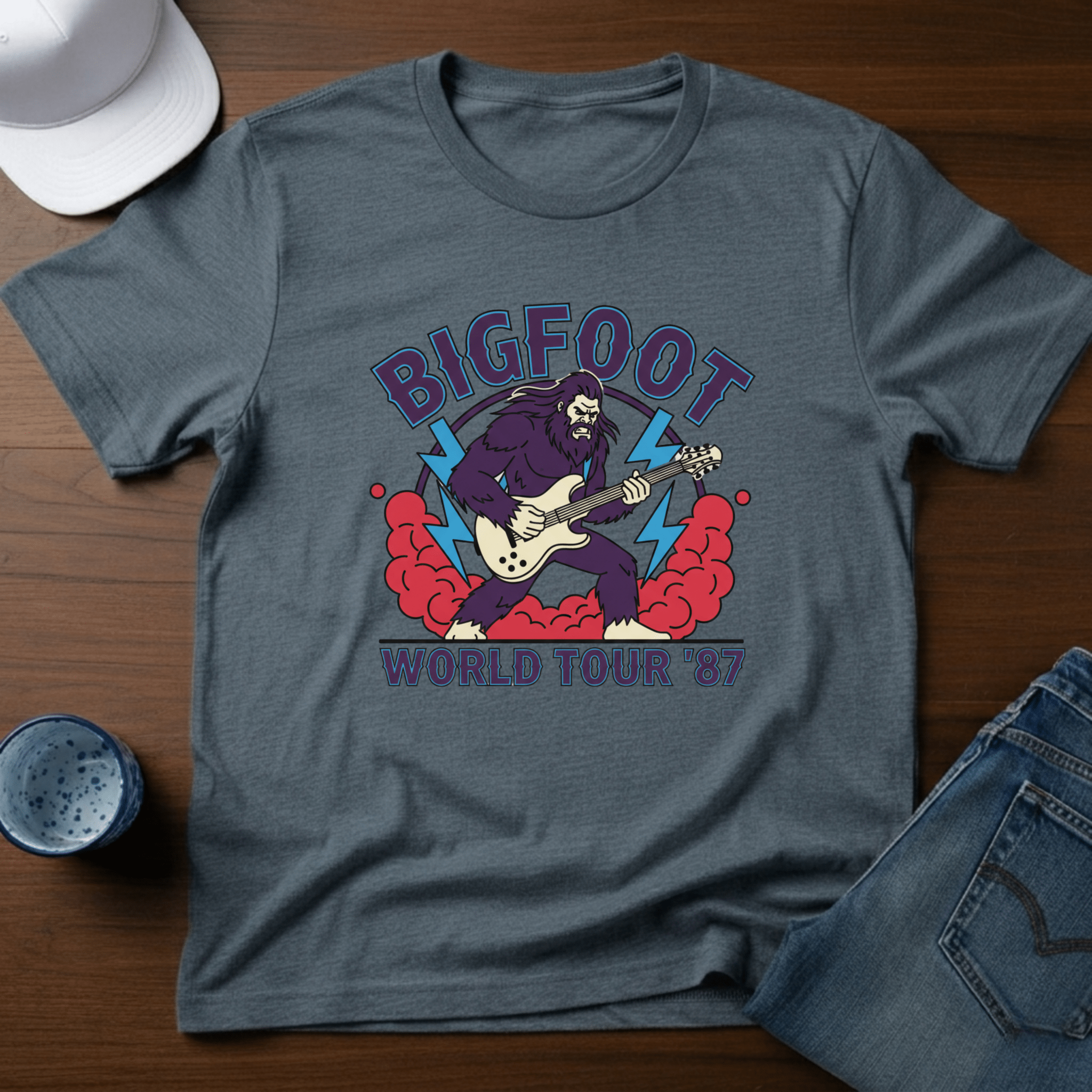 Bigfoot World Tour T-Shirt - Deadpan Outdoors Co.