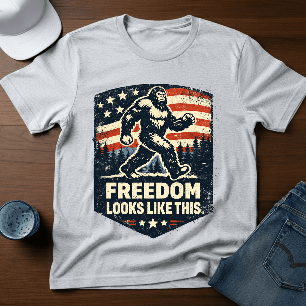 Freedom Looks Like This T-Shirt - Deadpan Outdoors Co.