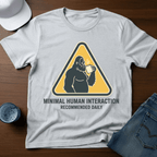 Minimal Human Interaction Recommended Daily T-Shirt - Deadpan Outdoors Co.
