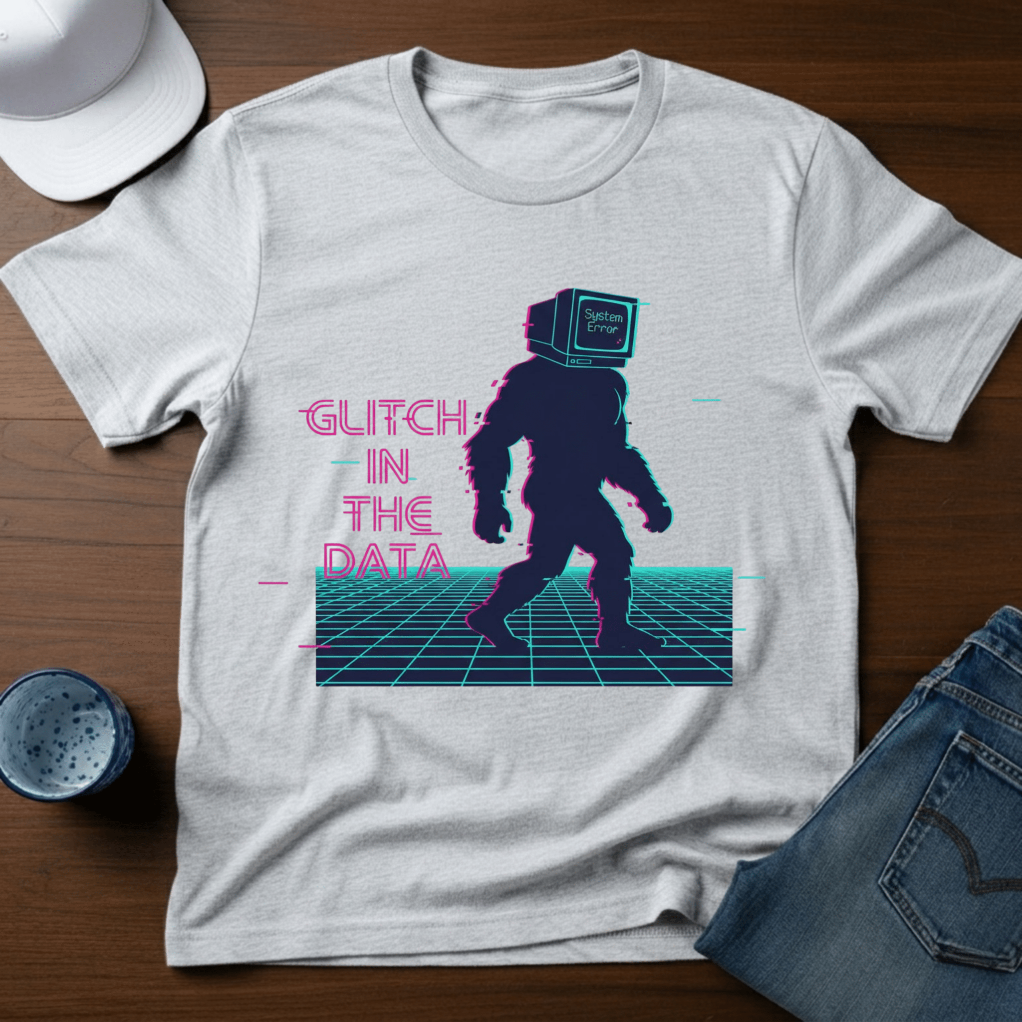 Glitch in the Data T-Shirt - Deadpan Outdoors Co.