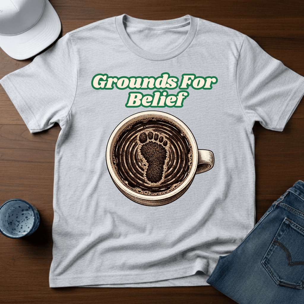 Grounds For Belief T-Shirt - Deadpan Outdoors Co.