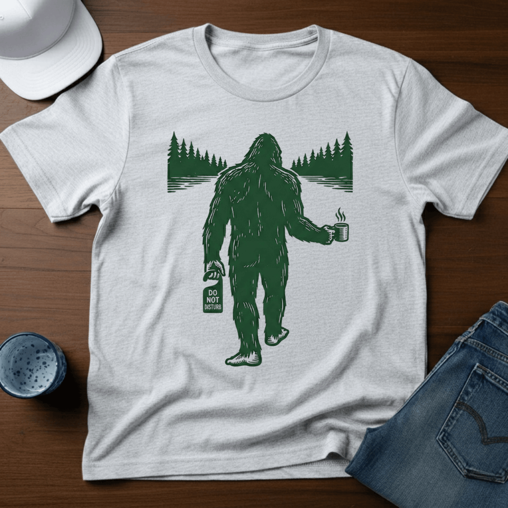Do Not Disturb Bigfoot T-Shirt - Deadpan Outdoors Co.