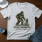 Bigfoot Woodworks - Carving Out A Legend T-Shirt - Deadpan Outdoors Co.