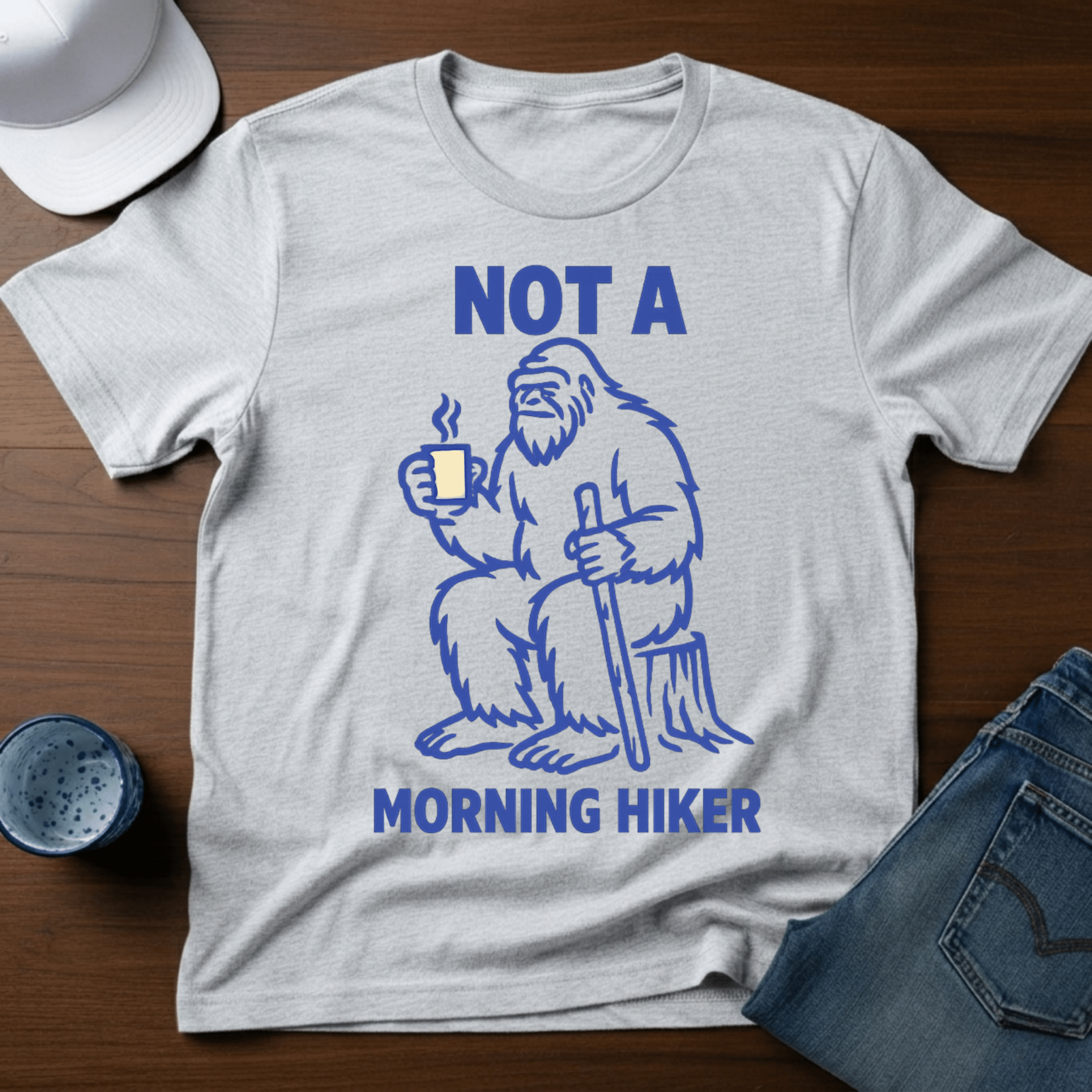 Not A Morning Hiker T-Shirt - Deadpan Outdoors Co.