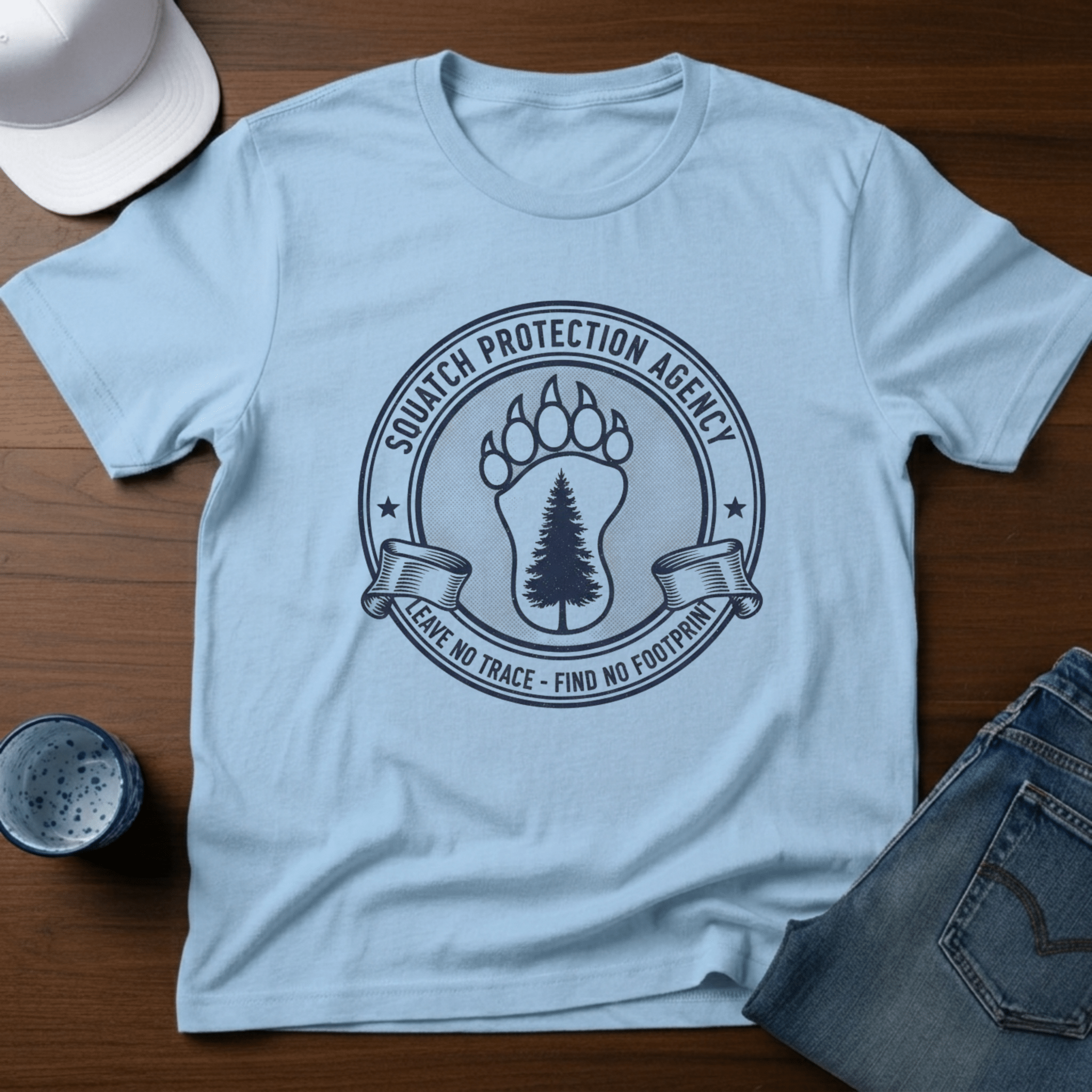 Squatch Protection Agency T-Shirt - Deadpan Outdoors Co.