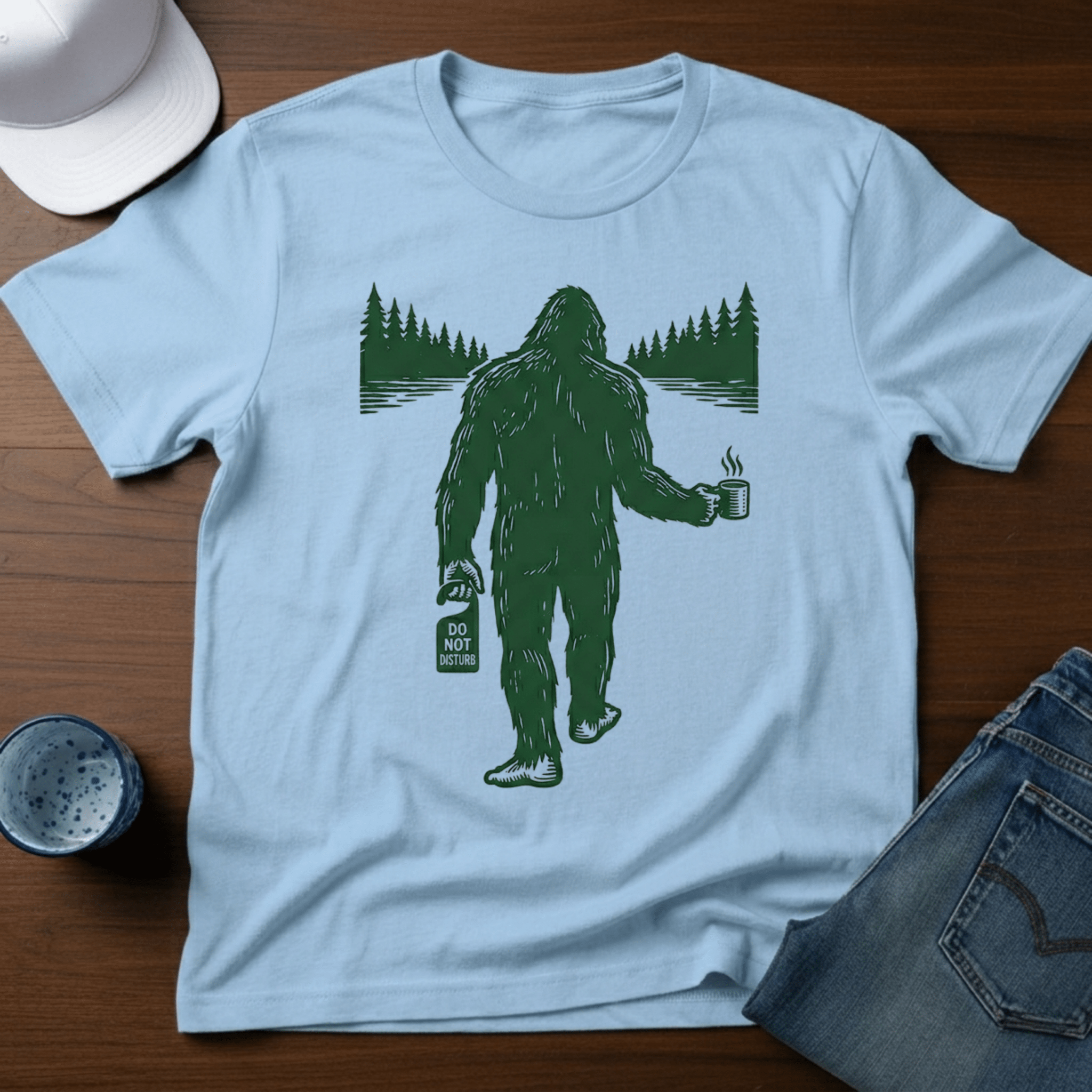 Do Not Disturb Bigfoot T-Shirt - Deadpan Outdoors Co.