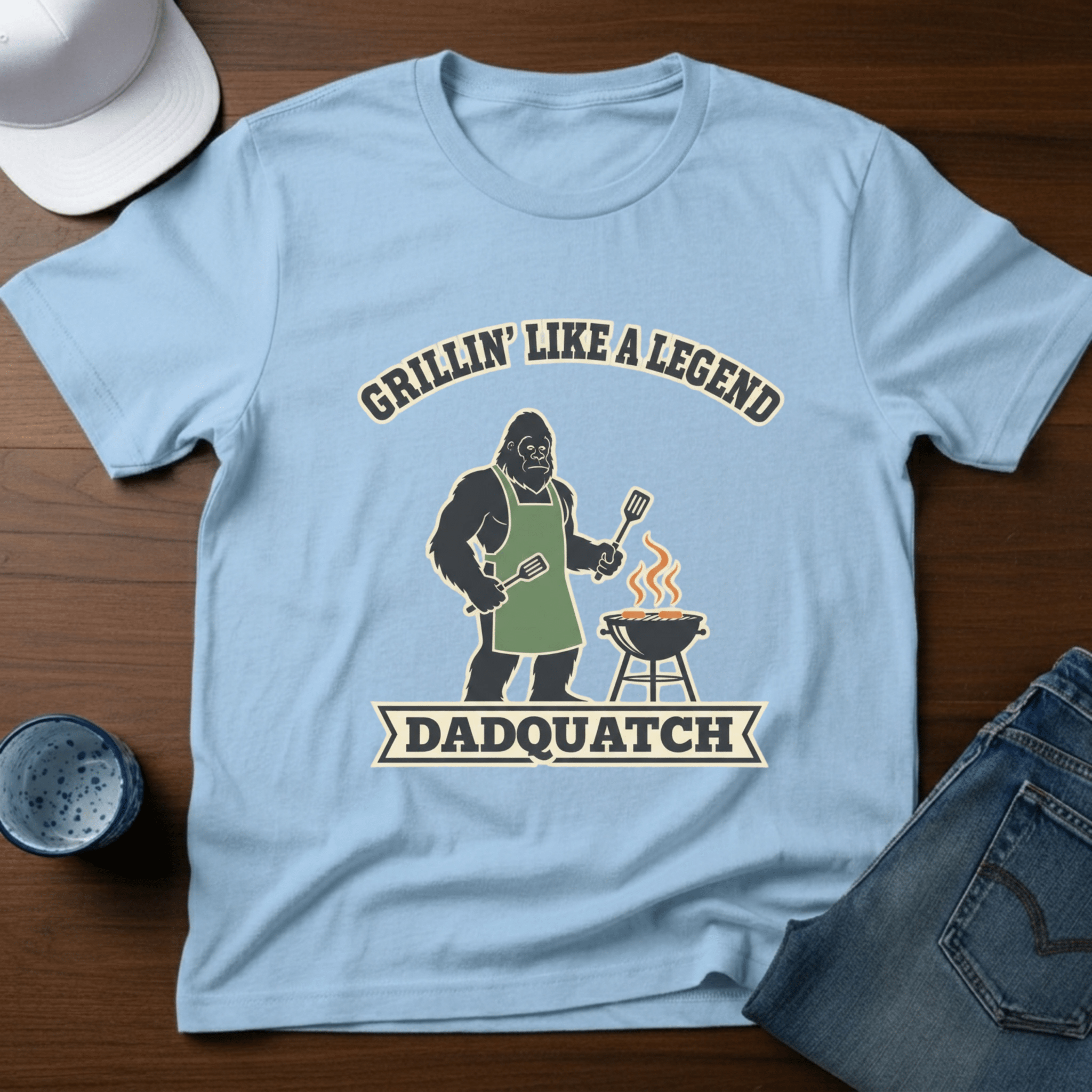 Grillin' Like a Legend T-Shirt - Deadpan Outdoors Co.