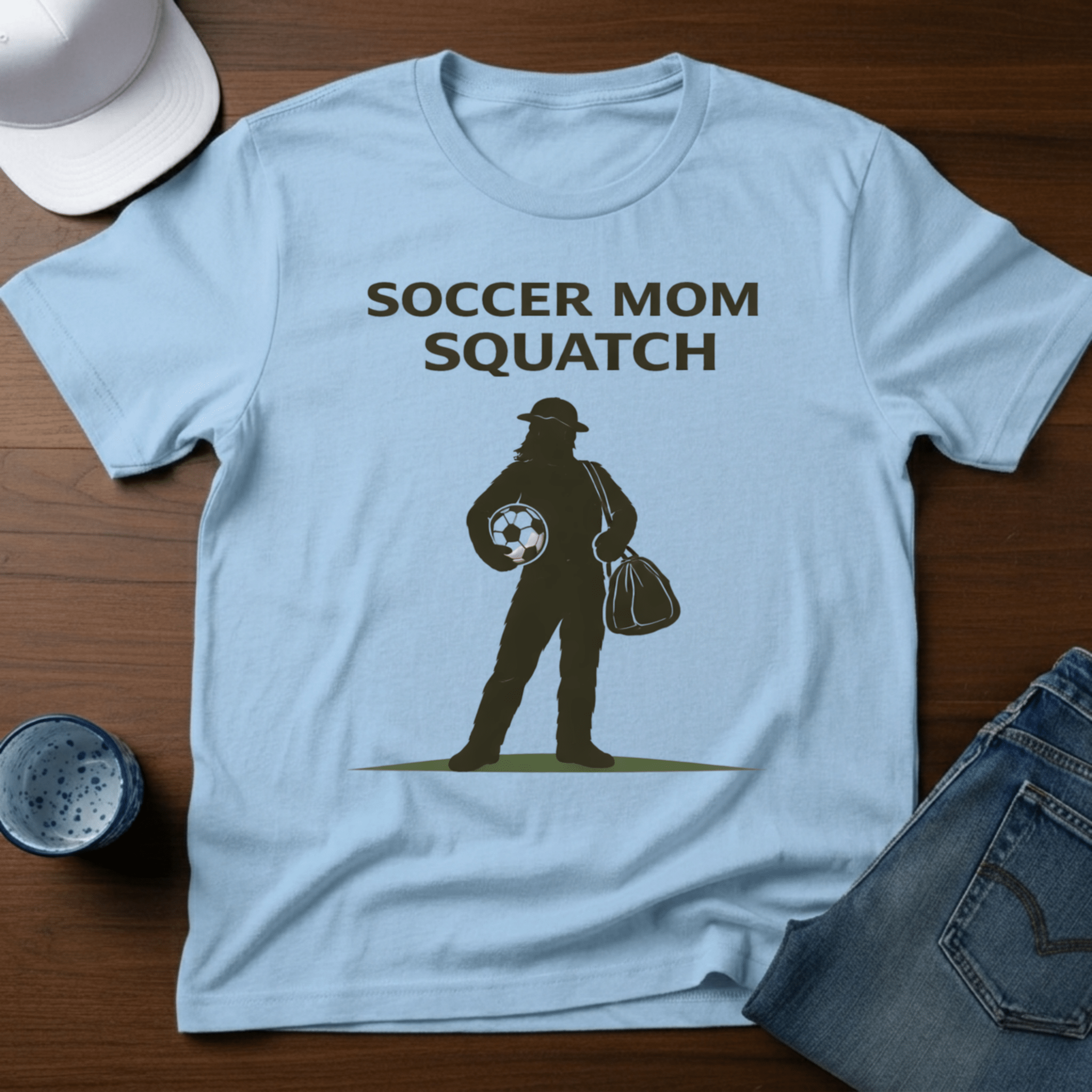 Soccer Mom Squatch T-Shirt - Deadpan Outdoors Co.