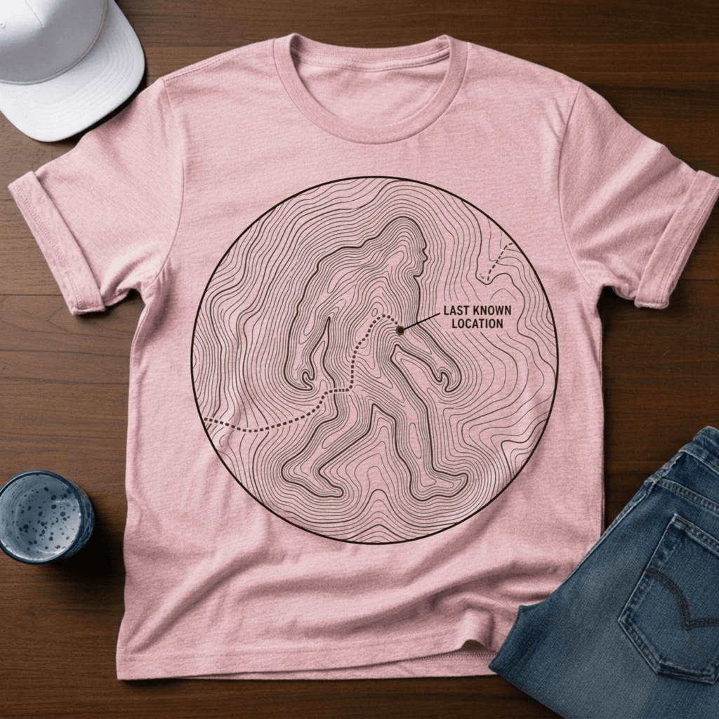 Last Known Location T-Shirt - Deadpan Outdoors Co.