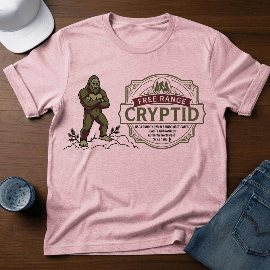 Free Range Cryptid T-Shirt - Deadpan Outdoors Co.