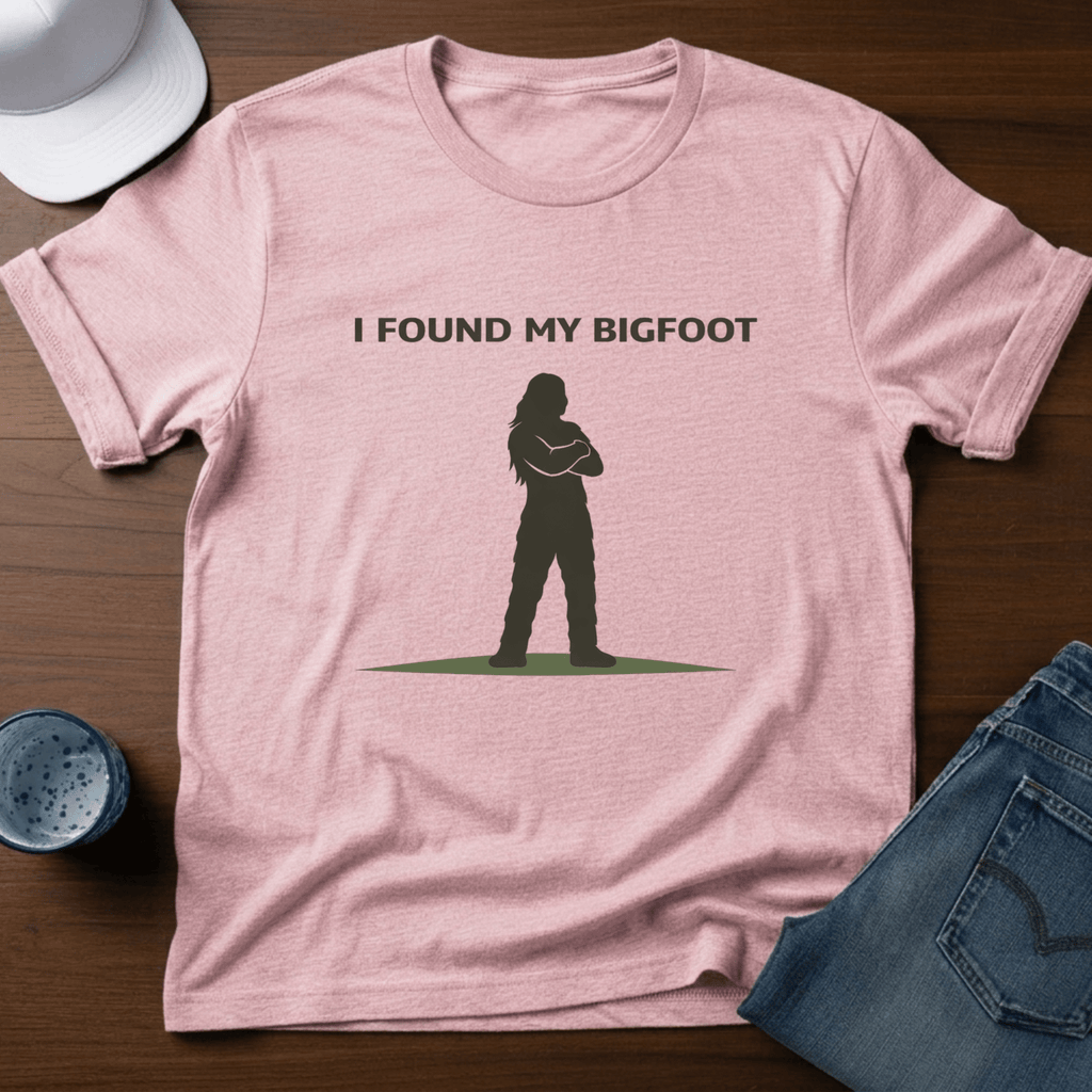 I Found My Bigfoot T-Shirt - Deadpan Outdoors Co.