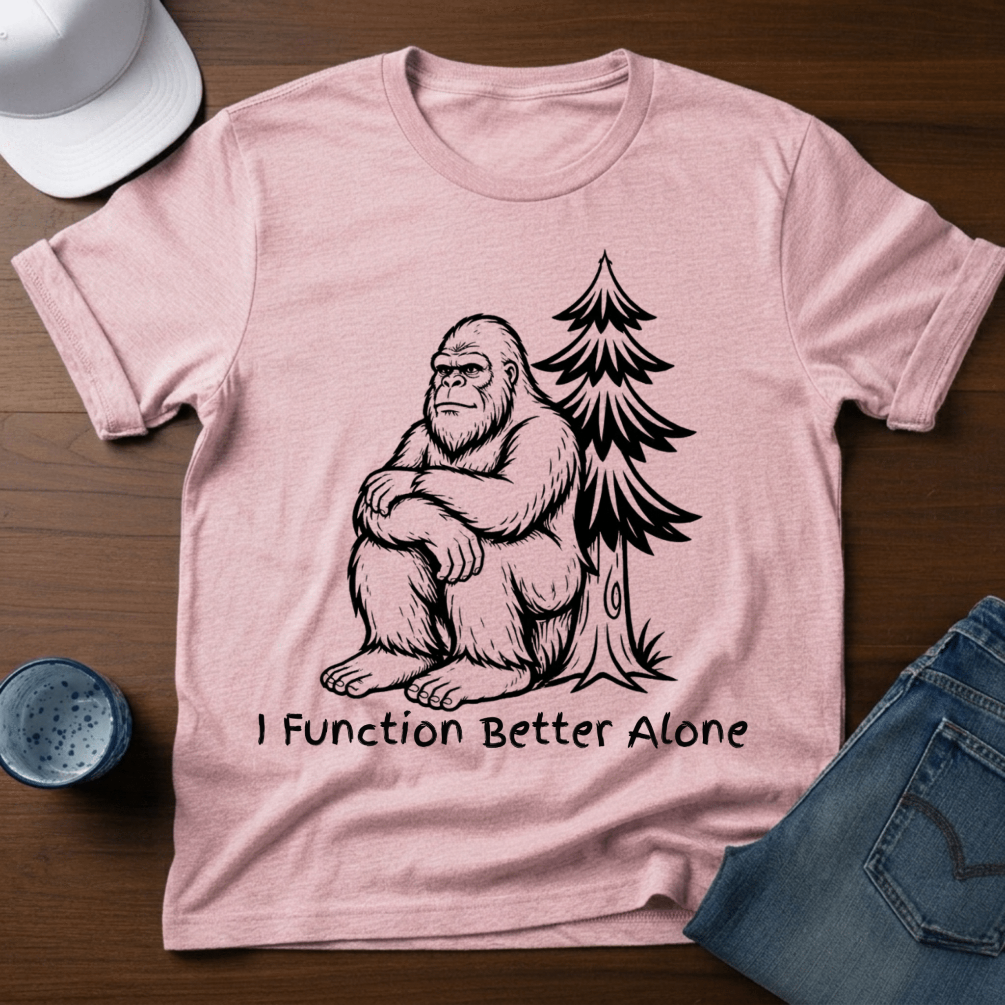I Function Better Alone T-Shirt - Deadpan Outdoors Co.