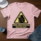 Minimal Human Interaction Practiced Daily - Female Bigfoot T-Shirt - Deadpan Outdoors Co.