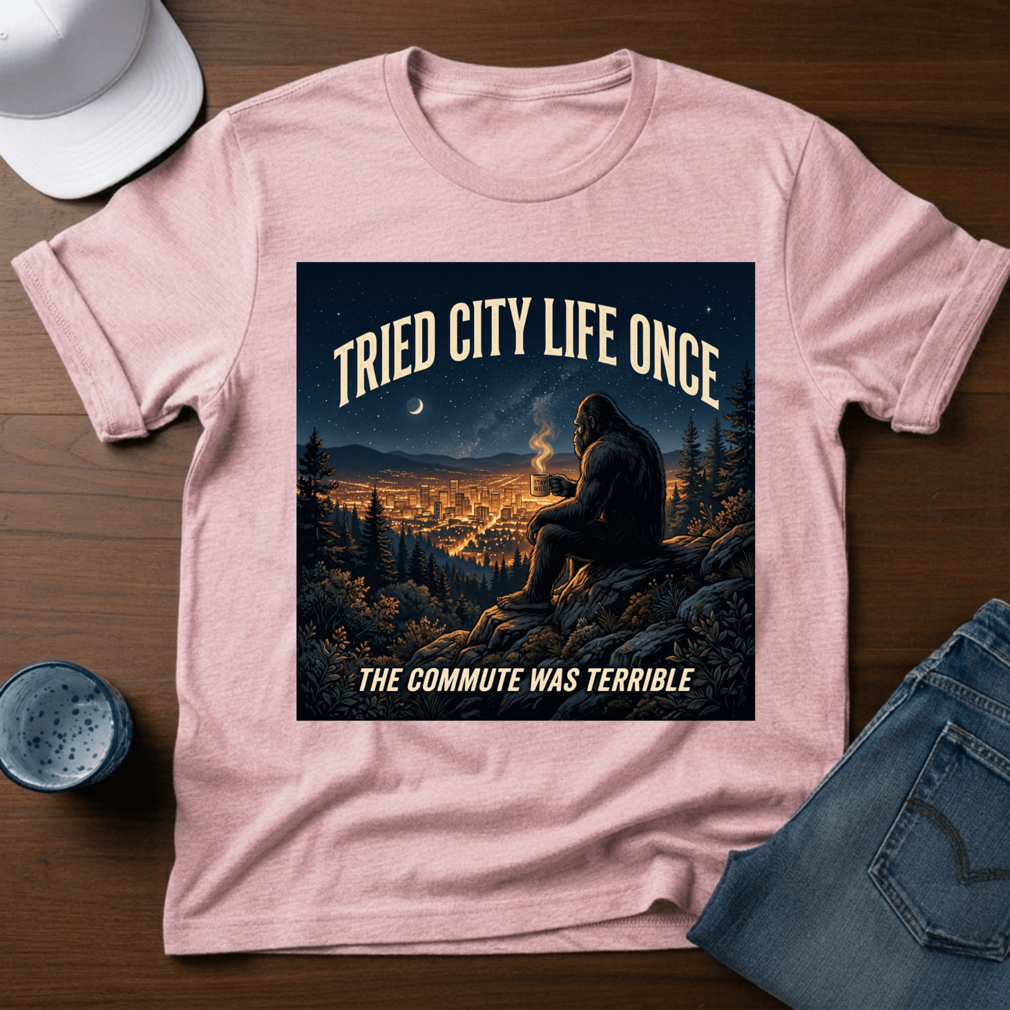 Tried City Life Once - The Commute Was Terrible T-Shirt - Deadpan Outdoors Co.