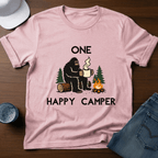 One Happy Camper Bigfoot T-Shirt - Deadpan Outdoors Co.