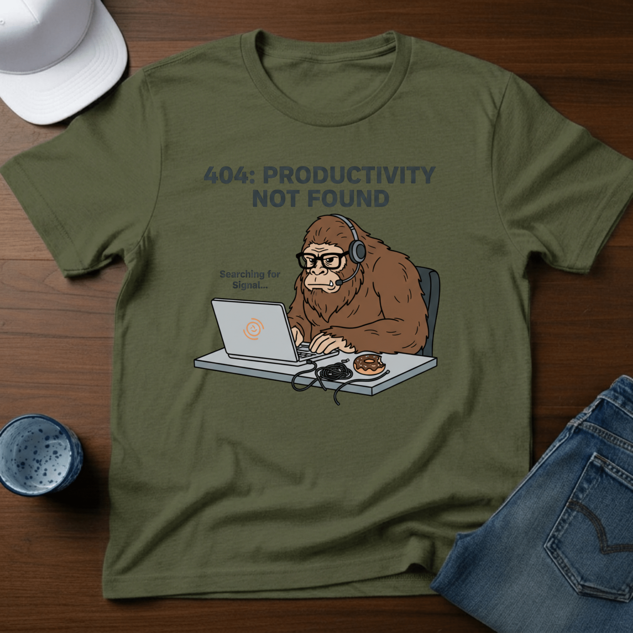 404 Productivity Not Found T-Shirt - Deadpan Outdoors Co.