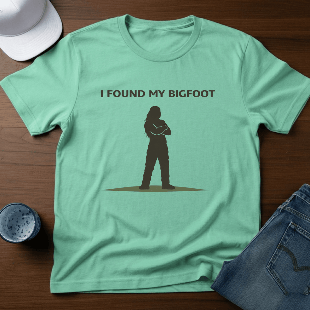 I Found My Bigfoot T-Shirt - Deadpan Outdoors Co.