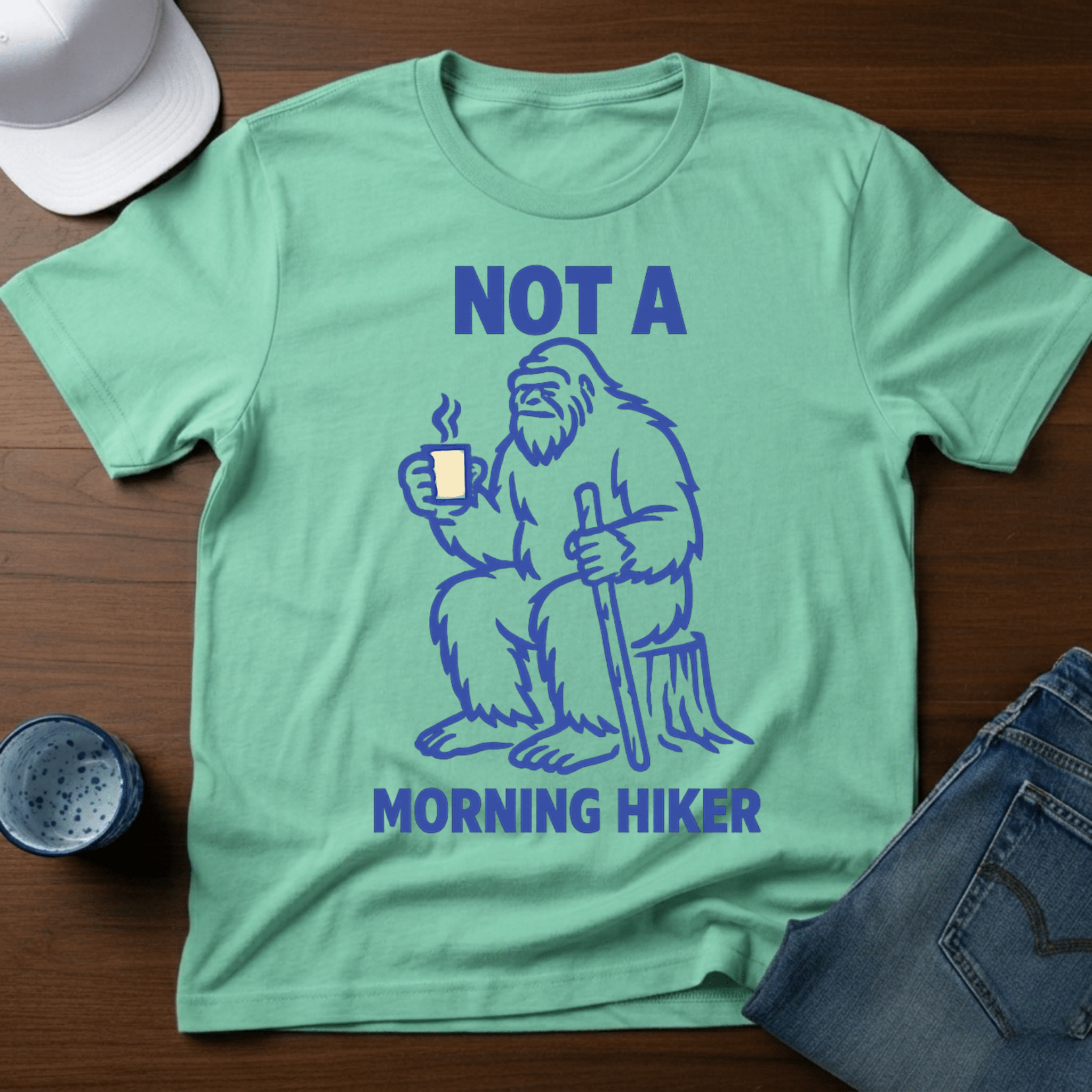 Not A Morning Hiker T-Shirt - Deadpan Outdoors Co.