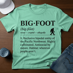Bigfoot - Dictionary Definition T-Shirt - Deadpan Outdoors Co.