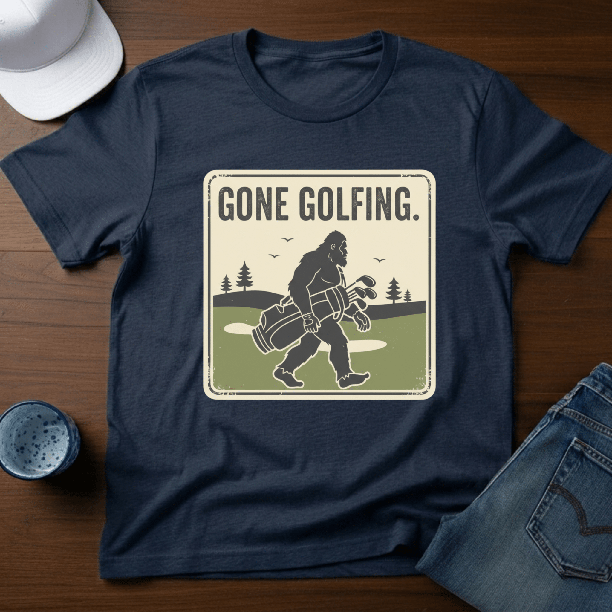 Gone Golfing T-Shirt - Deadpan Outdoors Co.