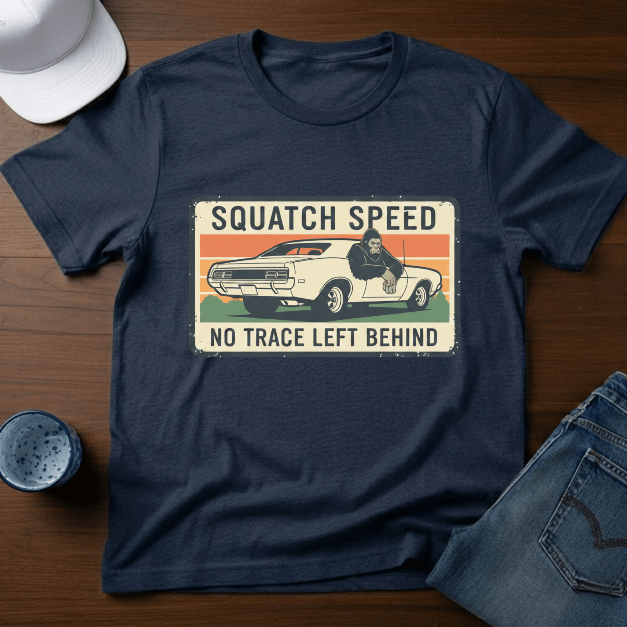 Squatch Speed T-Shirt - Deadpan Outdoors Co.