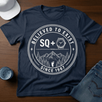 Believed To Exist - SQUATCH - Since 1967 - Squatch Rebus Puzzle T-Shirt - Deadpan Outdoors Co.