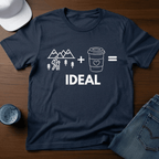 Hiking + Coffee = Ideal T-Shirt - Deadpan Outdoors Co.